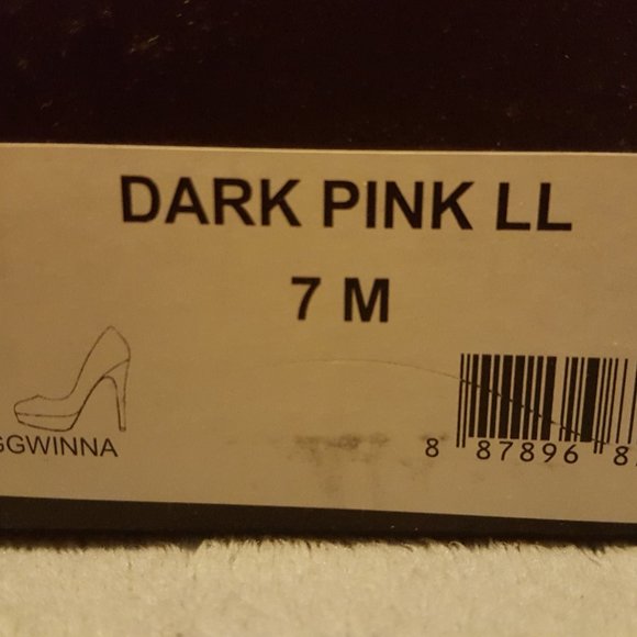 Guess Winna Women's Size 7 Dark Pink Platform Stiletto Pumps - Picture 2 of 2